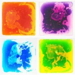 Special needs classroom using sensory floor tiles for sensory regulation