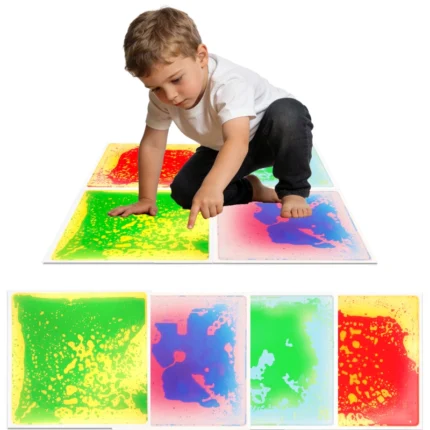 Edge sealing detail of liquid sensory tile showing durable welded border