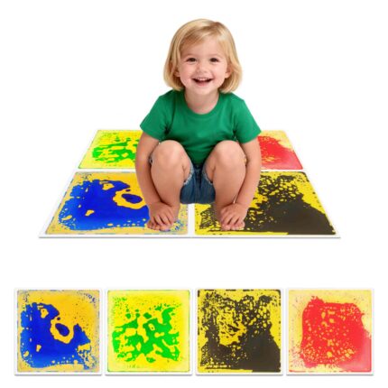 sensory tiles liquid Kids Tactile Flow Play Mats classroom sensory floor tiles