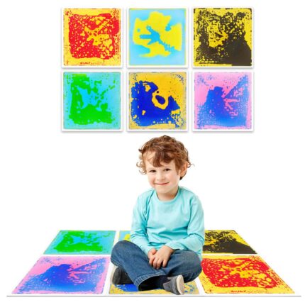Color Sensory Squares, Interactive Visual Tactile Mats for Kids’ Calming Play，sensory color tiles