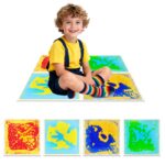 Visual Sensory Tiles, Engaging Visual Tactile Floor ，Pads for Kids’ Sensory Play