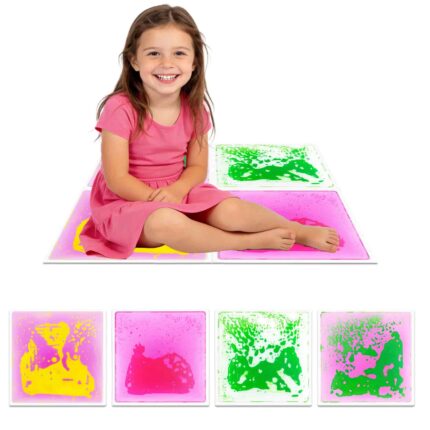 Sensory Walking Pads Kids, Tactile Pathway Mats ，Balance & Sensory Play